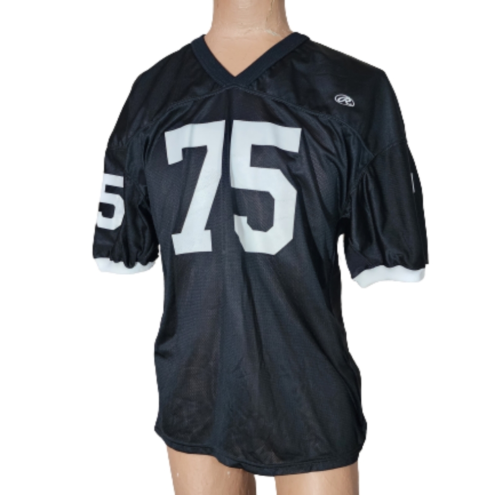 Rawlings Athletic Jersey Vintage Streetwear Number 75 Jersey Black Size XL